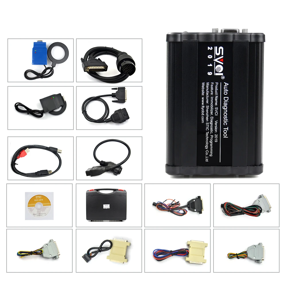SVCI OBD2 ключевой программист FVCI VVDI2 V2015 V2014 FVDI J2534 без ограничений Fvdi abrites commander SVCI V2020 V2019