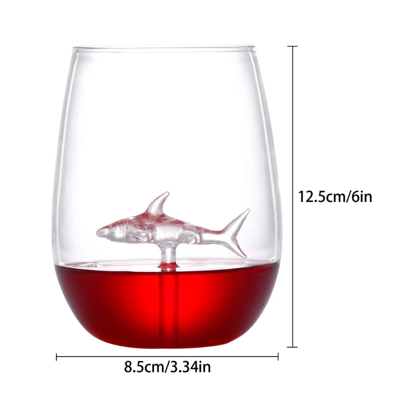 Бокал для вина Акула Европейский хрустальный бокал красного подарок на свадьбу и