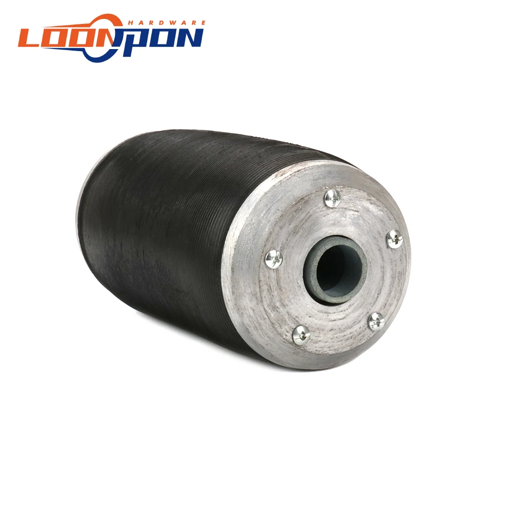 Пневматический шлифовальный барабан 4 дюйма X 9 дюймов резиновая втулка алюминий