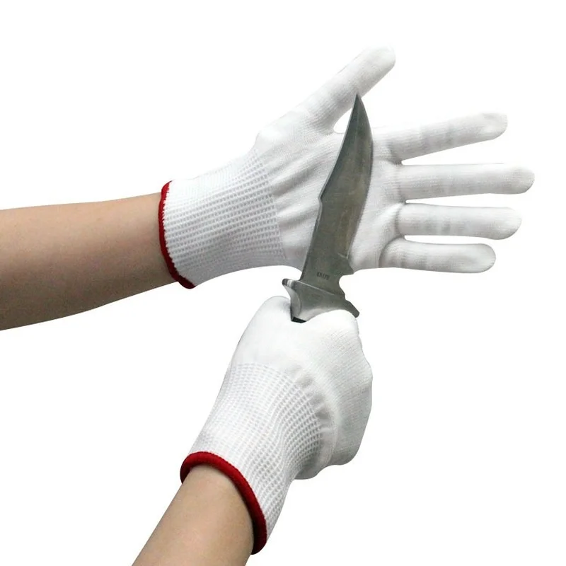

1pair Grade Level 5 Protection Safety Anti Cut Gloves Kitchen Cut Resistant Gloves for Fish Meat Cutting Safety Gloves