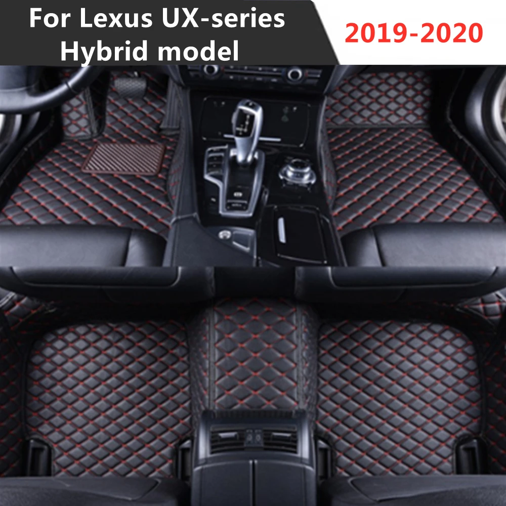 

For Lexus UX-series (2019-2020, fit for hybird model only) Leather Custom Auto Car Floor Foot mat Car Styling Custom Fit