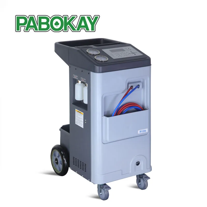 

Automatic Auto Car Air conditioning charging station Refrigerant Recovery Recycle Recycling Recharge Filling Machine R134a CE