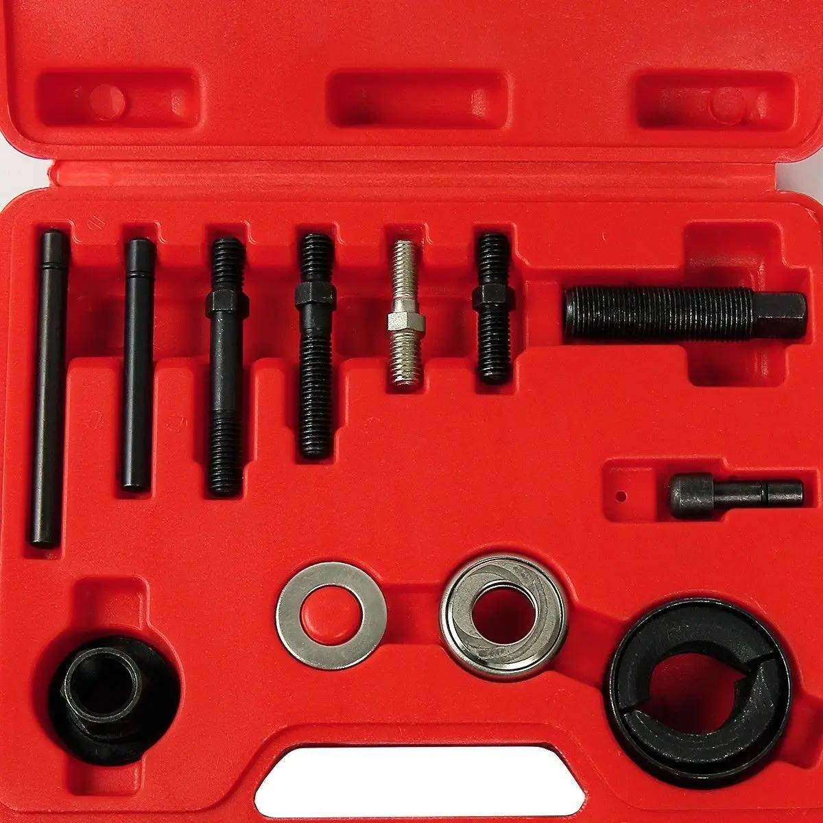

12pc Power Steering Alternator Pulley Puller & Installer Kit Gm Chrysler Ford