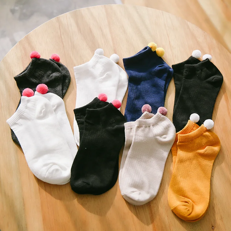 Новинка Женские носки Сезон весна-лето милые хлопковые дышащие женские