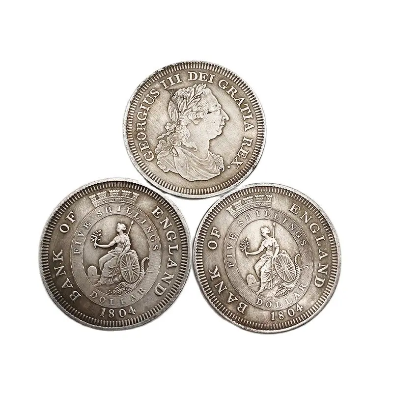 1804 UK Юбилейные монеты банка доллар ремесла Коллекция монет пять шиллинга дома