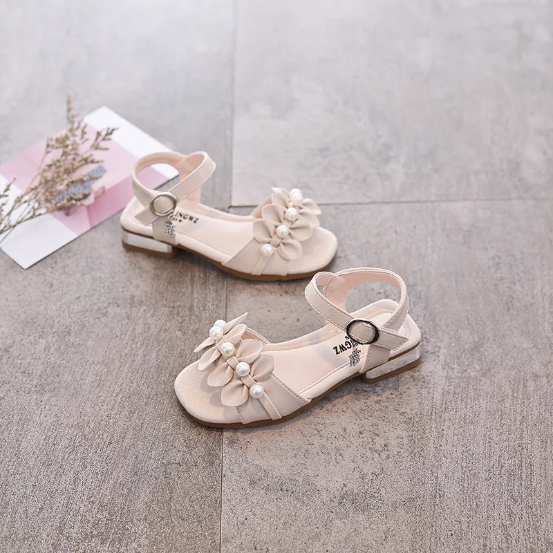 Girls' Sandals Summer Medium and Large Children's Soft Soles Primary School Students' Non Slip Girl Baby Princess Shoes | Обувь