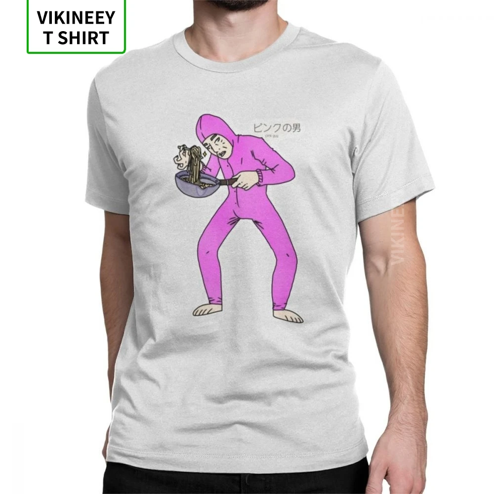 Розовый Парень футболки для мужчин Filthy Frank джоджи мем японской Youtube хлопковая
