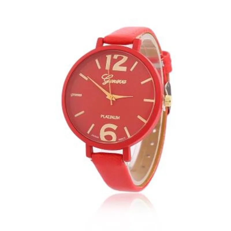 

Nice Vogue Famous Ladies Faux Leather Analog Quartz Wrist Watch Vogue Women Bracelet Watch Clock Women Relogio Feminino