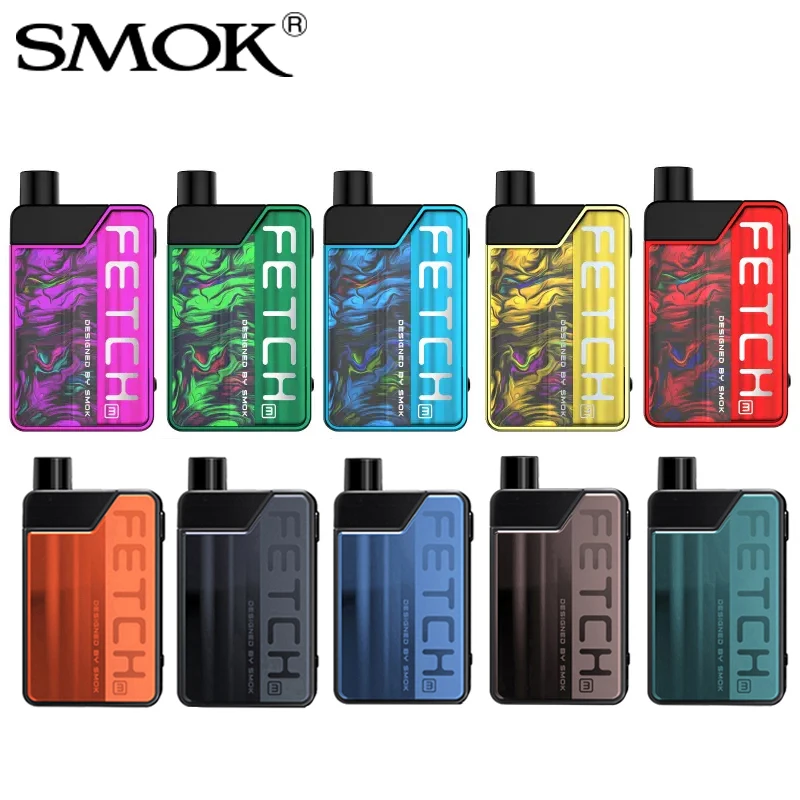 SMOK Fetch Mini Kit Pod Catridge 3 7 мл/2 мл с аккумулятором 1200 мАч|Системы нагревания табака и