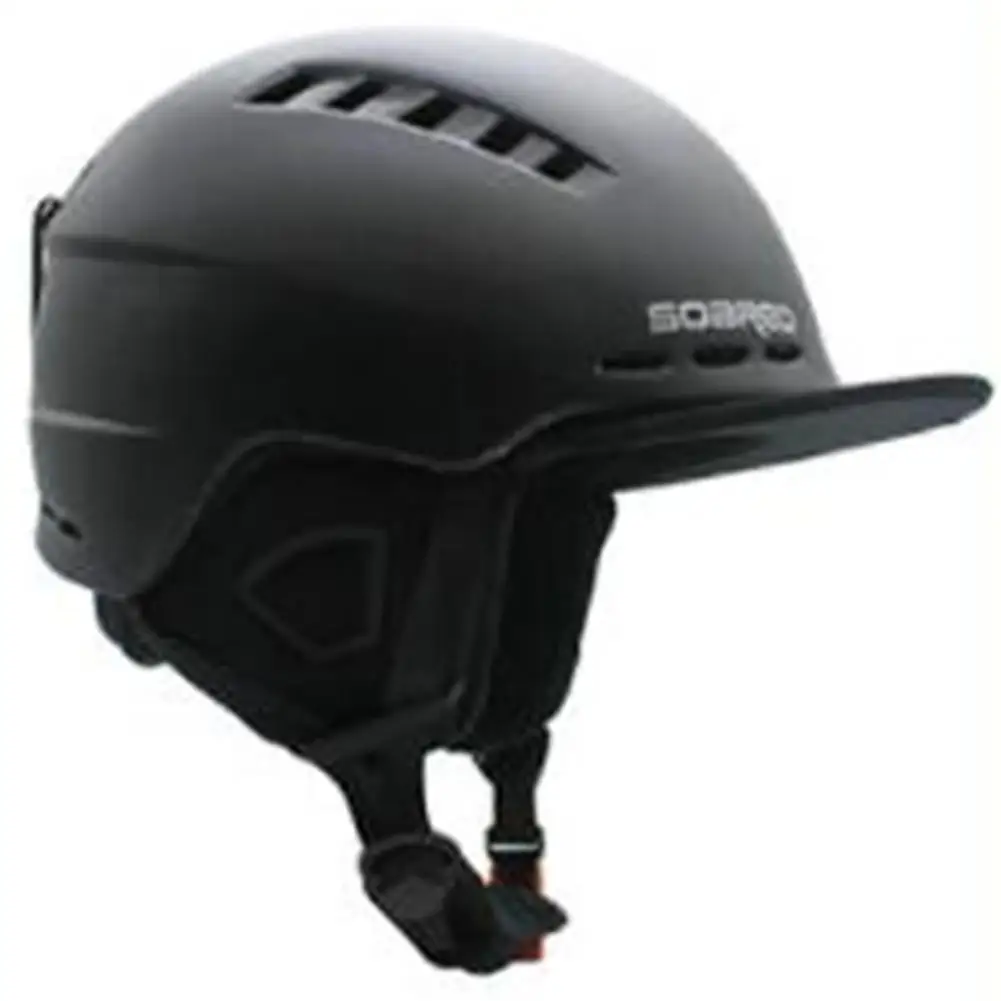 Съемный Одноцветный лыжный шлем безопасный теплый для сноуборда цельный