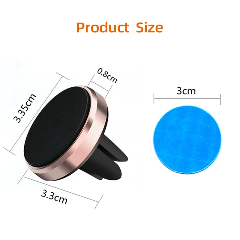 Автомобильный держатель для телефона Магнитный смартфона с вентиляционным