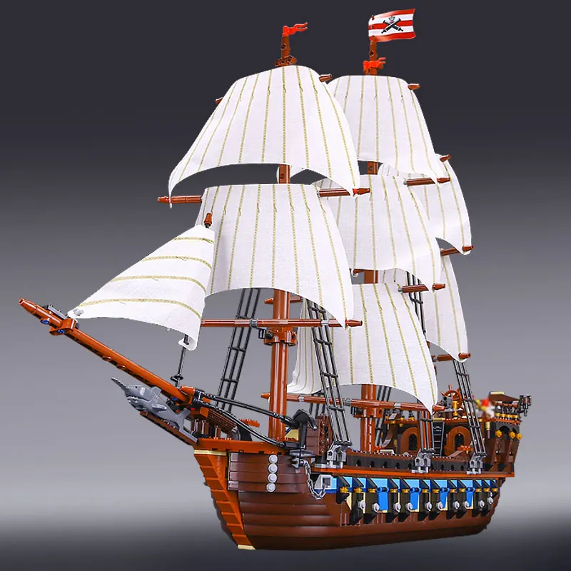 

Imperial Flagship Model Le Vaisseau Amiral Ship Building Blocks Bricks Pirates Boat Vessels Movie Caribbean Christmas Toy Gifts