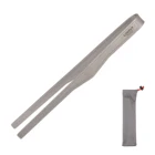 Lixada титановые щипцы, зажим, инструмент для барбекю, гриля, зажим для барбекю, Легкие щипцы для приготовления пищи, открытый кемпинг, пеший туризм, посуда