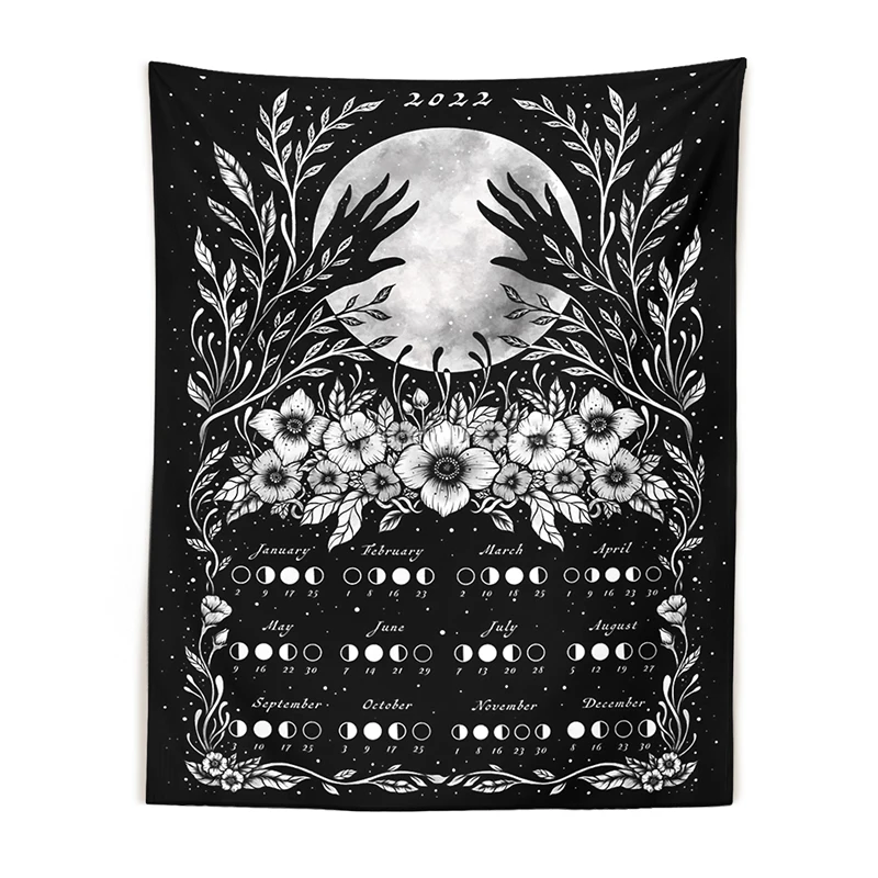 Календарь на стену в стиле Луна 2022 | Гобелены