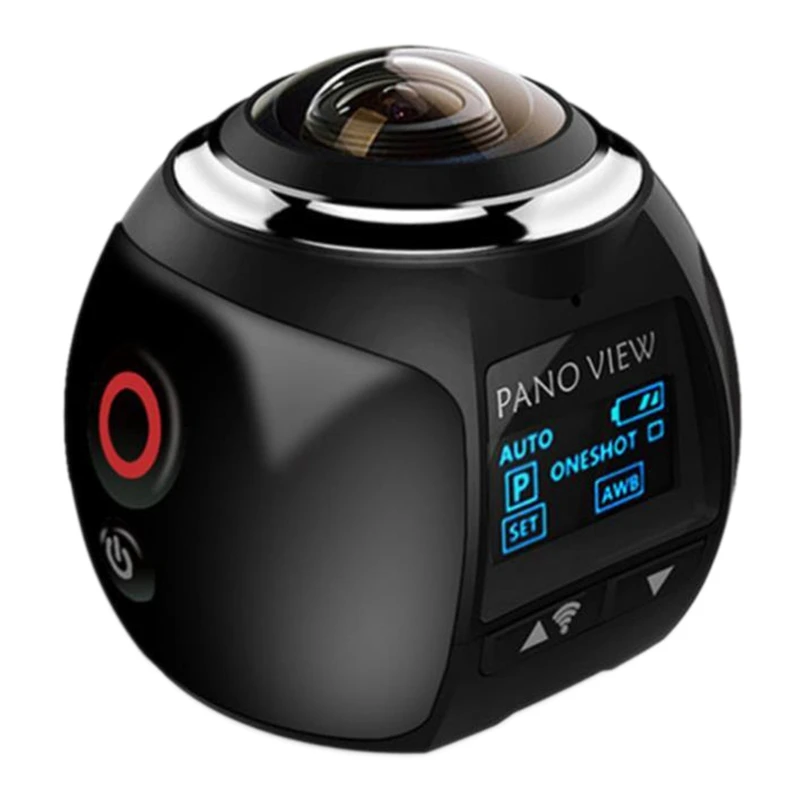 

V1 Panoramic 360 Degree Camera HD 4K Diving Waterproof Sports DV WIFI VR Virtual Reality Camera