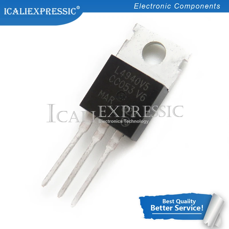 

10 шт L4940V5 REG LDO 5V 15A TO220 в наличии