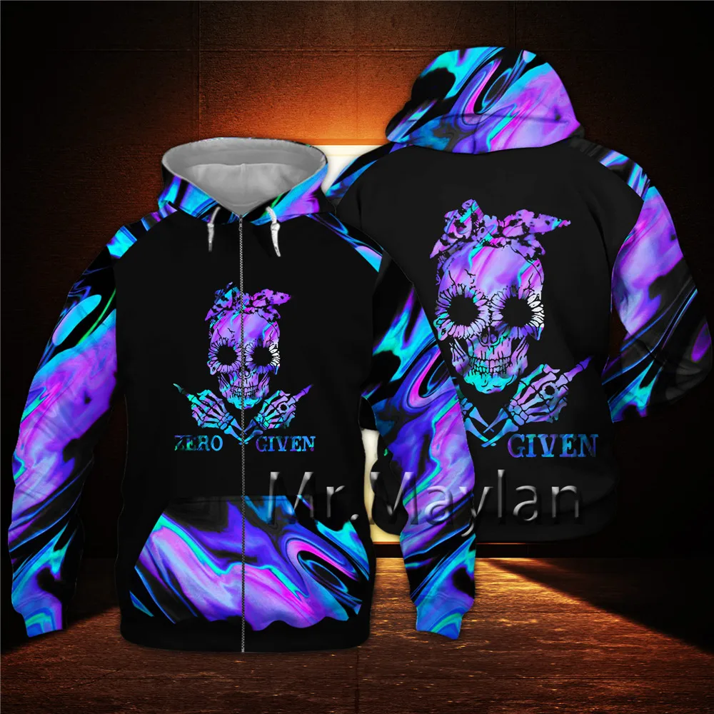 

2020 New Skull Art 3D Printing All Harajuku Hooded Unisex Casual Purple Streetwear Sweatshirt Sweatshirt Sweatshirt Sweater