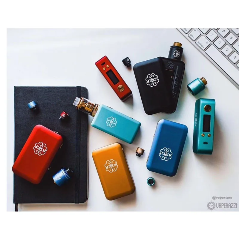 Dotmod dotBox 75 Вт бокс мод Регулируемый TC коробка устройство одной 18650 батареи ЖК-дисплей электронные сигареты мод Vape