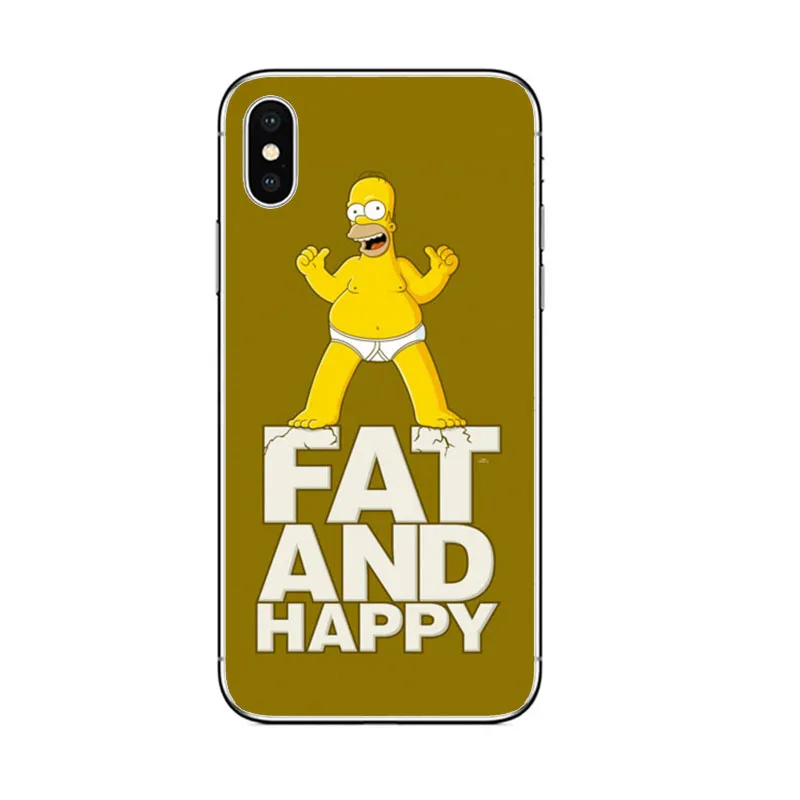 Чехол для телефона Homer J. Simpson silico TPU чехол iPhone 5 5S SE 6 6s 7 8 PLUS X XR XS MAX fashion Bart phone shell coque |