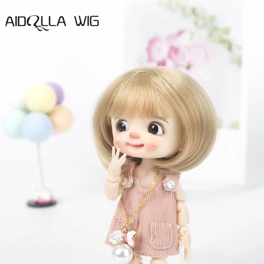 Новинка 1/8 парик для куклы Aidolla BJD & Kurhn из мягкого волокна волосы боба диаметром 14 15