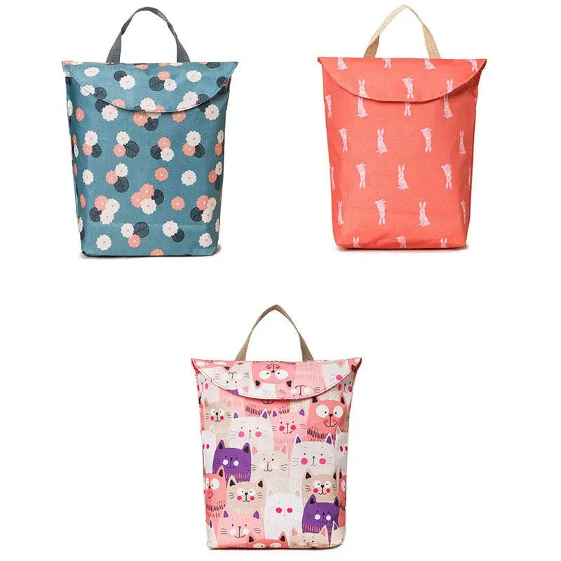 

Multifunctional Baby Diaper Bag Reusable Waterproof Portable Outdoor Baby Nappy Tote Handbag Travel Nappy Bag