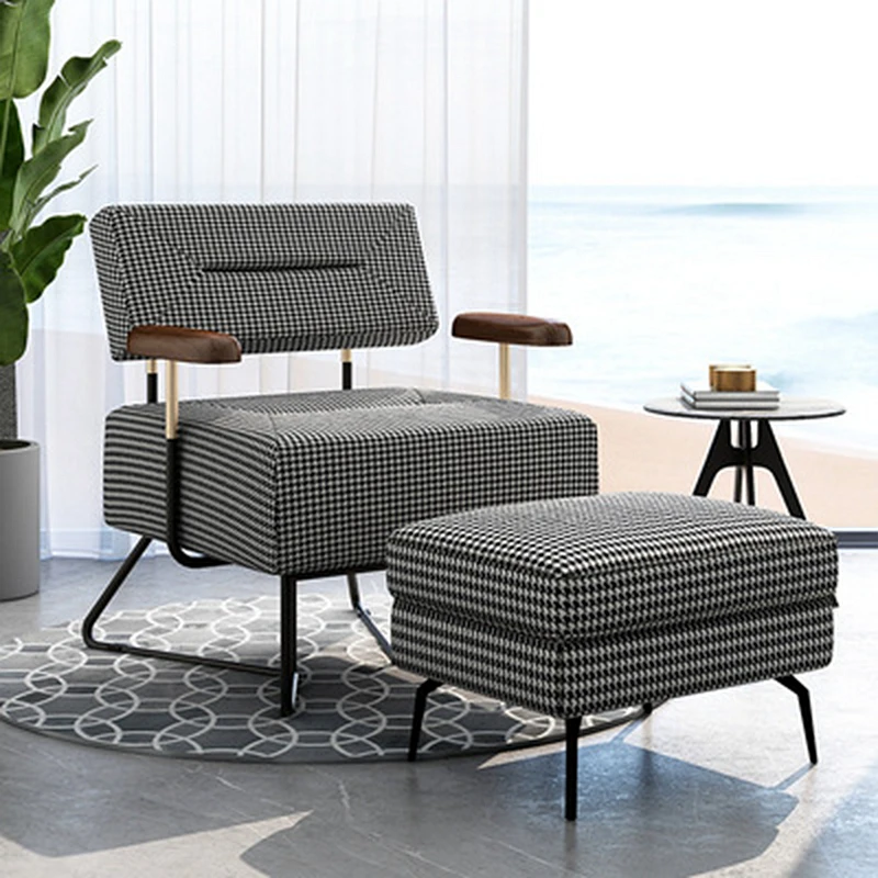 Скандинавский одноместный диван роскошный Легкий стул из ореха с ласточкой для