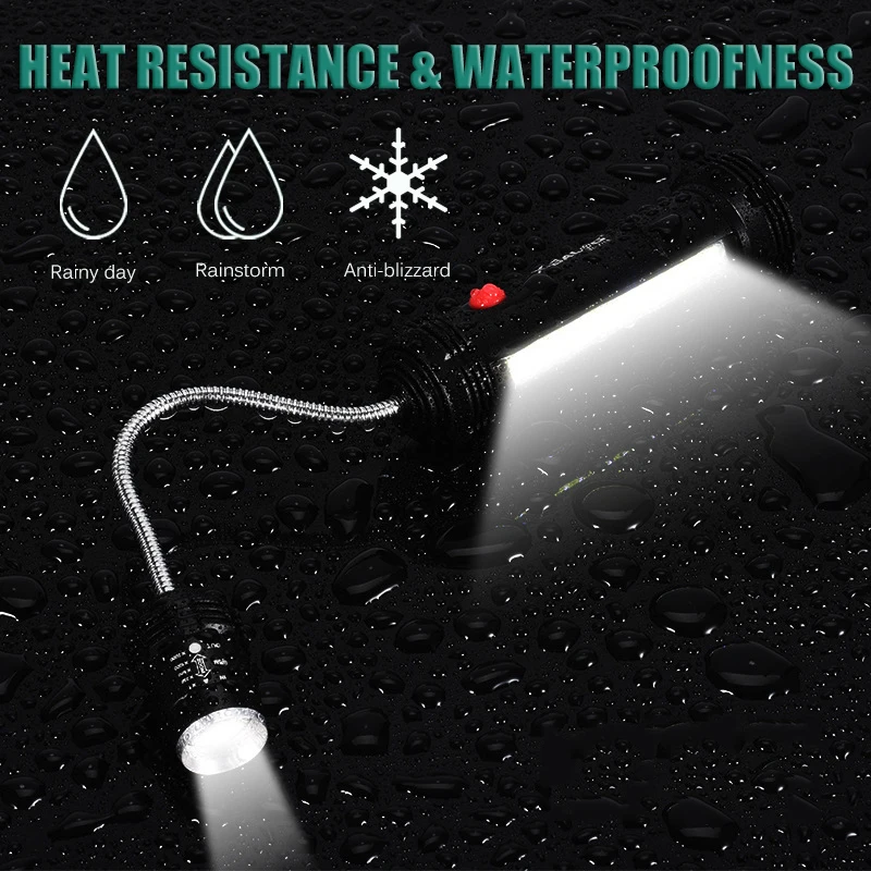 TEENRA 1Pcs Portable Barbecue Light Magnetic 360 Degree Adjustable LED Multipurpose Waterproof BBQ Tools | Дом и сад