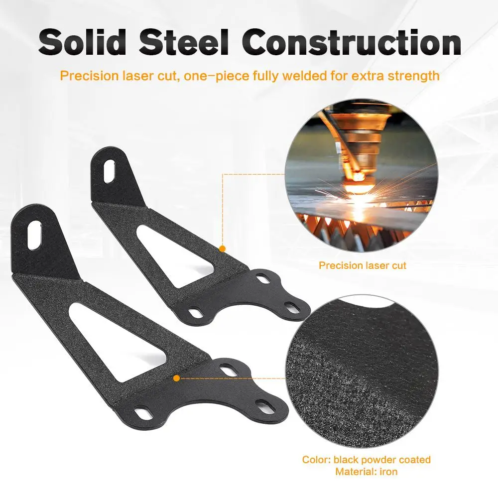 1 пара 22 дюймов светодиодный светильник бар капюшон монтажные кронштейны бары