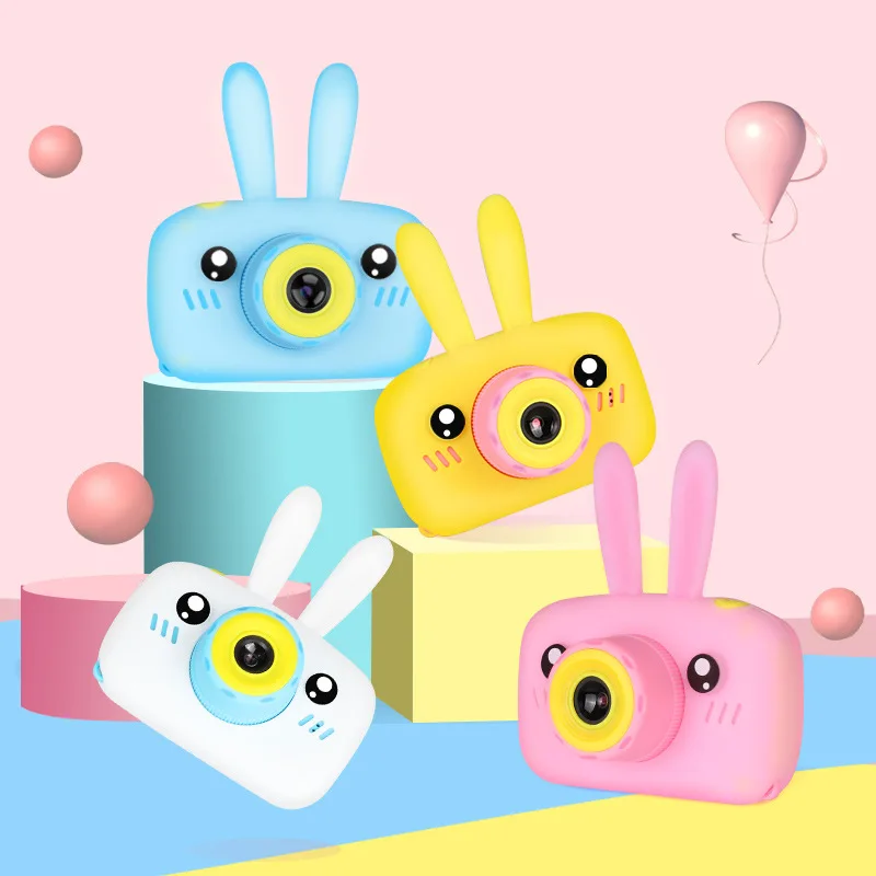 

Childrens Digital Camera Mini Cartoon Photo Camera Toys 2 inch Screen 1080P HD Video Recorder Camcorder for Kids Girls Gift