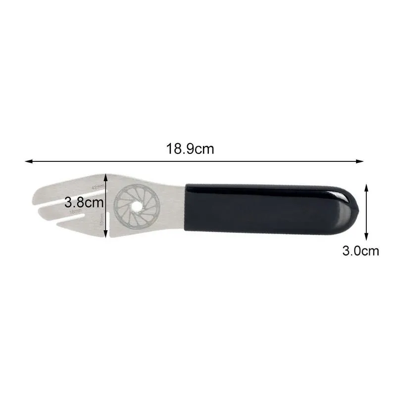 

1 Pcs Disc Brake Wrench Disc Brake Rotor Alignment Durable Tool Steel Truing Wrench Outdoor Adjustment H2U0
