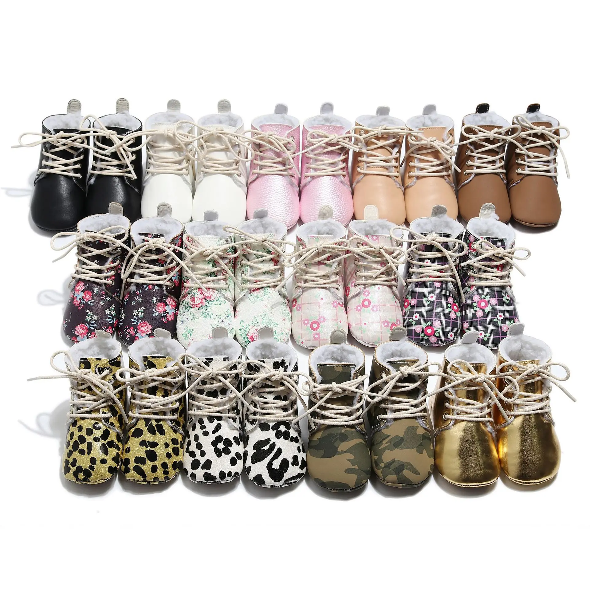 2019 новые зимние хлопковые ботинки в британском стиле обувь для новорожденных