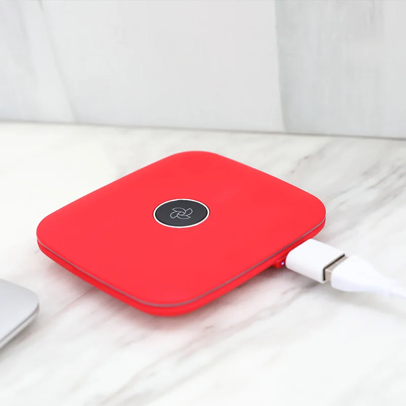 Многофункциональное портативное зеркало для макияжа беспроводное зарядное