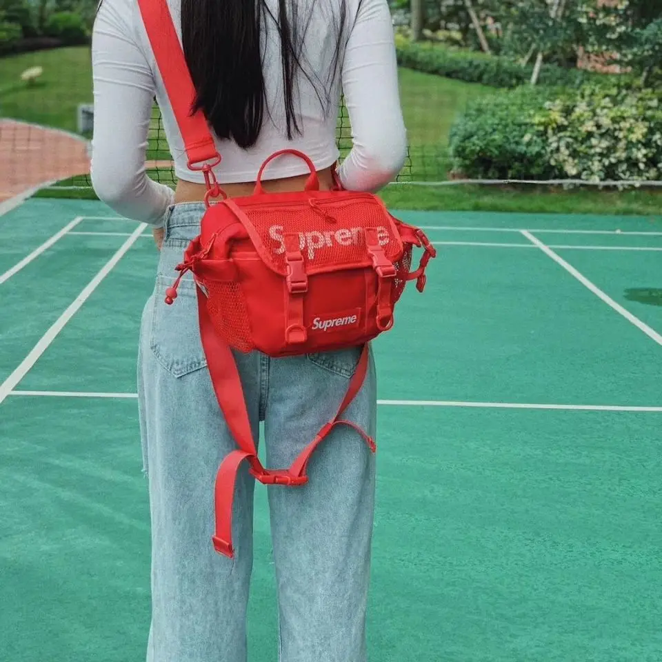 

2021 Supreme 20ss48th Messenger Bag 3M Reflective One-shoulder Couple Camouflage Men's and Women's Sports Chest Bag Waist Bag Me