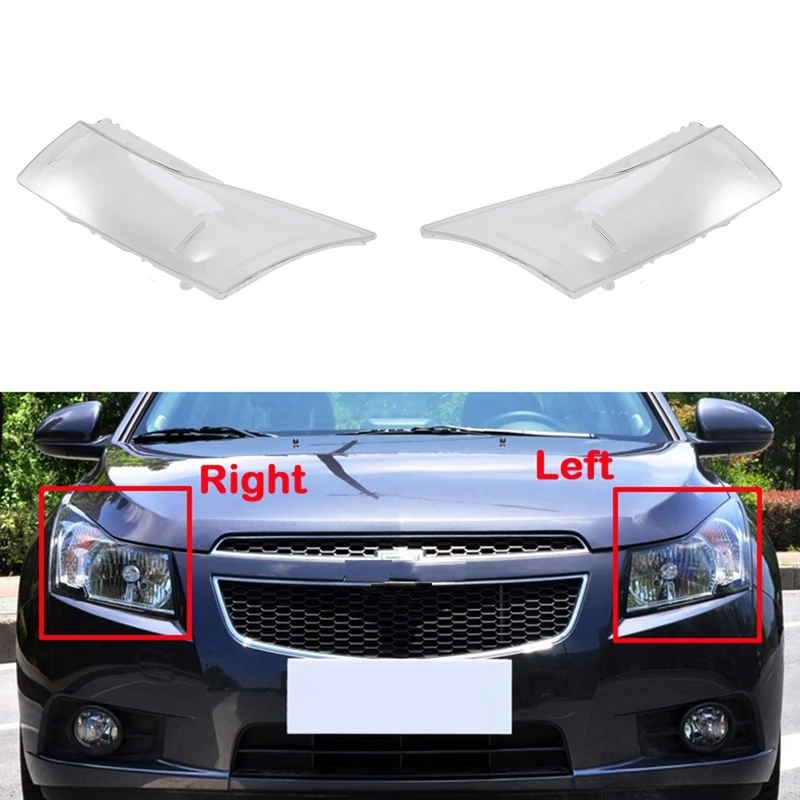Car Front Headlight head light lamp Lens Shell Cover Replacement for Chevrolet Cruze 2008 2009 2010 2011 2012 2013