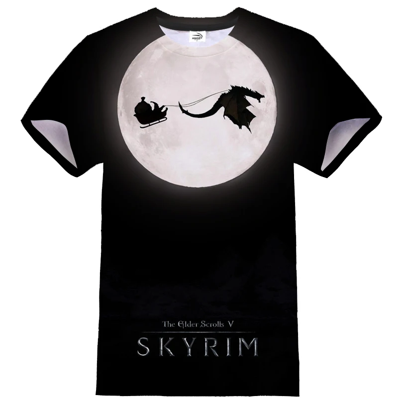 Футболка Мужская/Женская с 3D принтом круглым вырезом|Мужские футболки| |