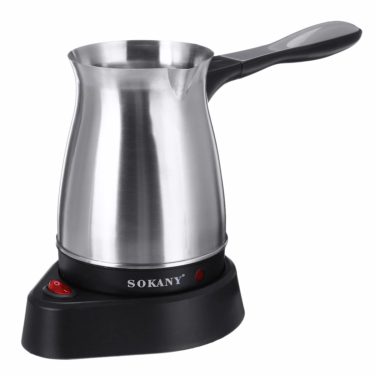 

220V Stainless Steel Coffee Machine Maker Kitchen Greek Turkish Coffee Maker Portable Waterproof Electric Hot Boiled Pot Home SK