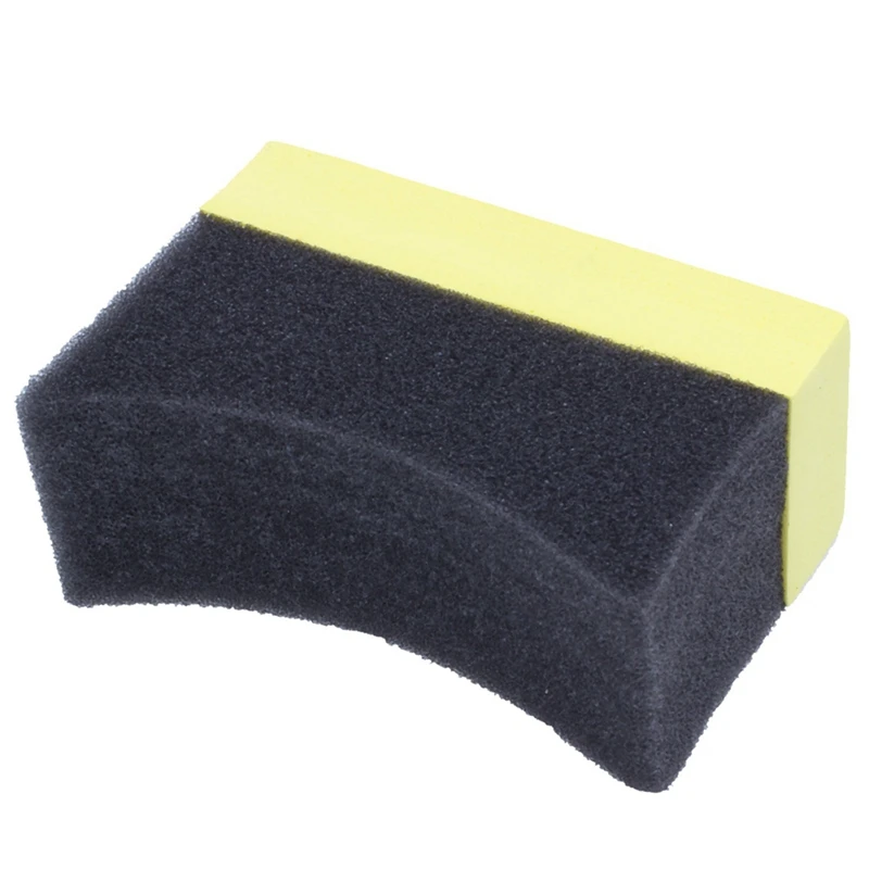 Щетка для автомобильных шин губка аппликатор повязки в форме полумесяца очистка