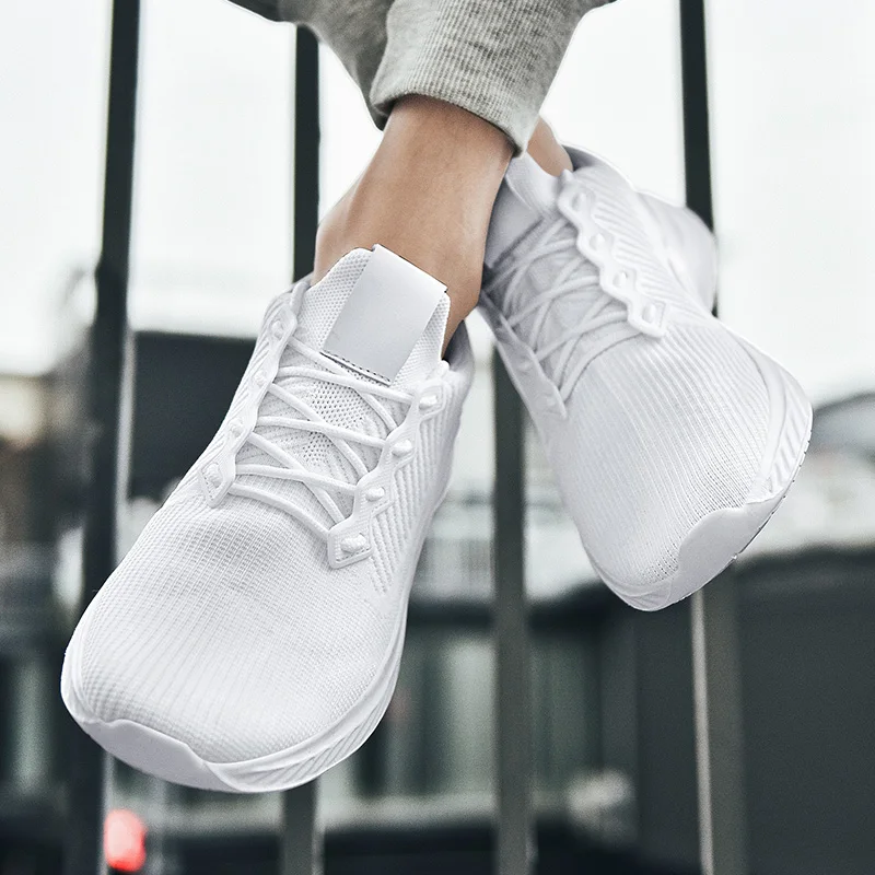

Air Mesh Man Running Shoes Sport Sneakers High Quality Male Breathable Walking Shoes Laces Cheap Harajuku Athletic Size 39-46