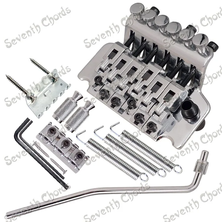 ein set linkshänder e gitarre tremolo brücke doppel verriegelung systyem mit whammy bar chrom schwarz gold für wählen free glob