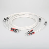 hifi audio 8ag occ silver plated speaker cable hi end speaker wire speaker interconnect cable