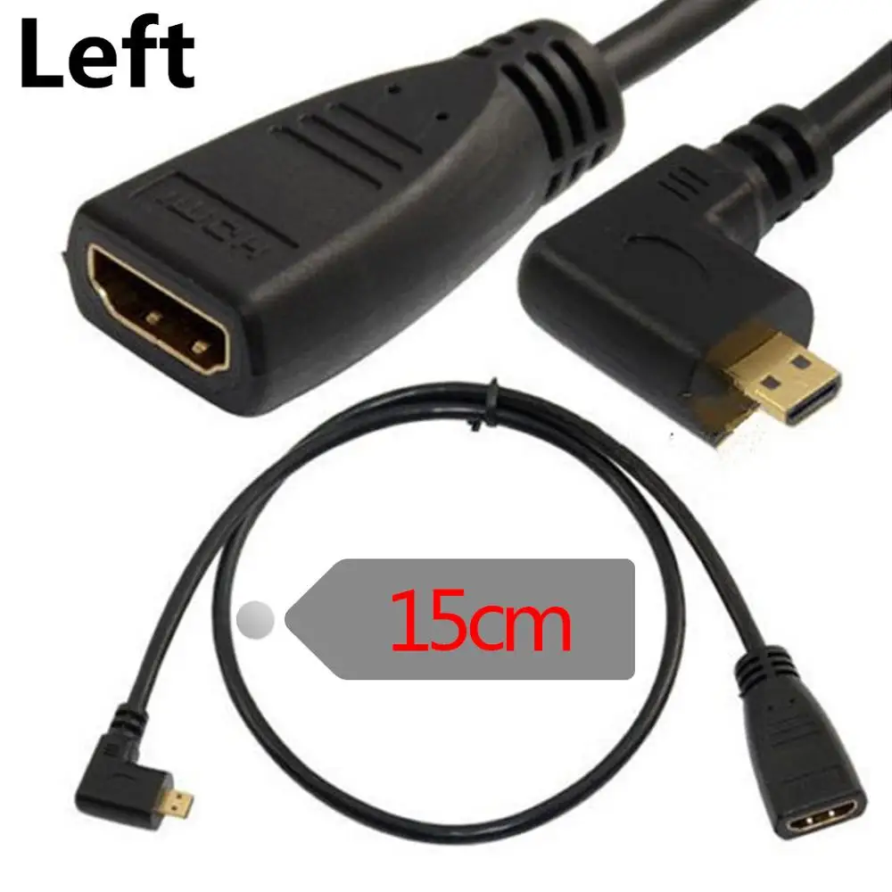 1080P микро HDMI к кабель hdmi удлинитель адаптер папа женскому конвертер для проектора