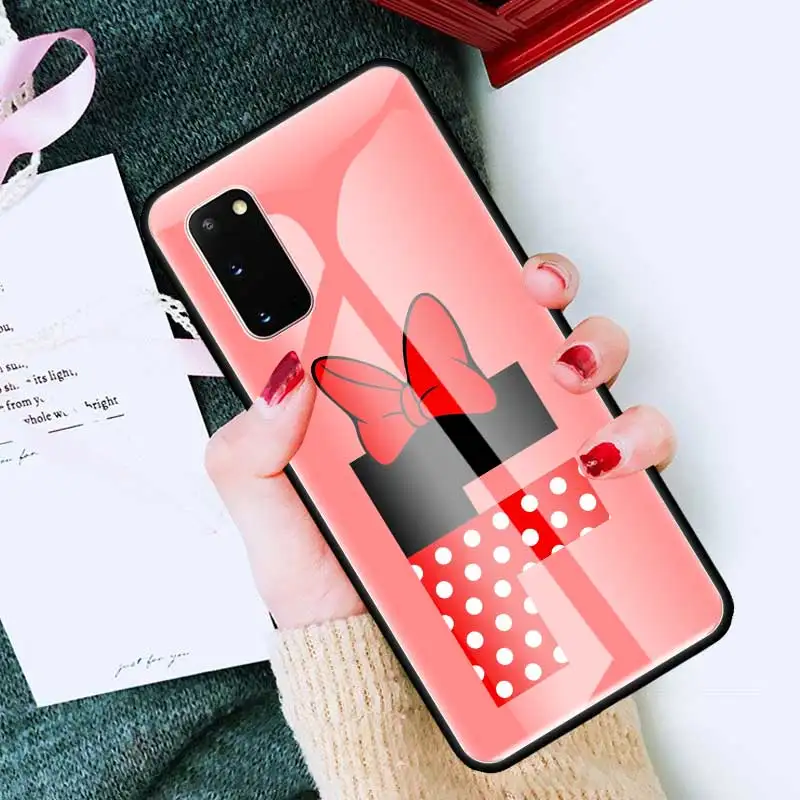 

Alphabet Letter Glass Phone Case for Samsung Galaxy S20 FE S10 Plus S10E S9 S8 Fundas for Note 8 9 10 Lite 20 Cover Back Coque