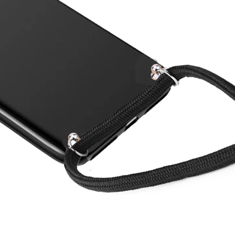 

Soft Phone Case Lanyard Neck Strap Rope Cord for Huawei Nova 7i SE 7 Pro Lite 3 P Smart Plus PSmart Z S 2018 2019 2020 Cover