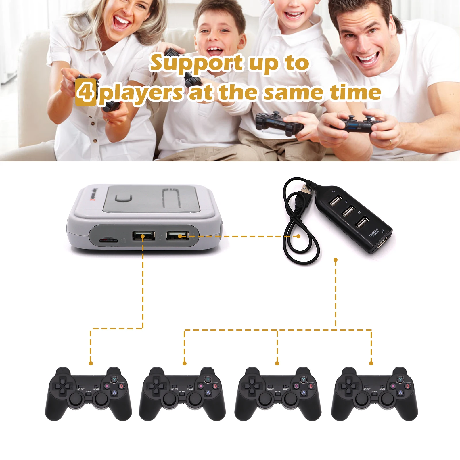 Супер консоль X Pro 4K HD Ретро игровая для PSP/PS1/DC/N64 видеоигр с 50000 + играми KODI