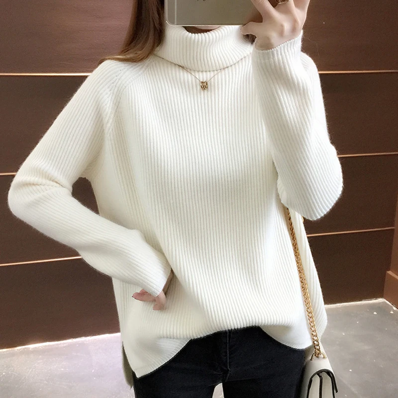 Женский кашемировый свитер трикотажный пуловер Трикотажная майка джемпер