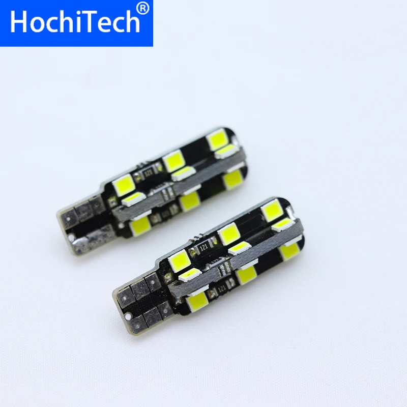 1 шт. W5W T10 Автомобильные светодиодные лампы 24 SMD боковой клиновидный купол