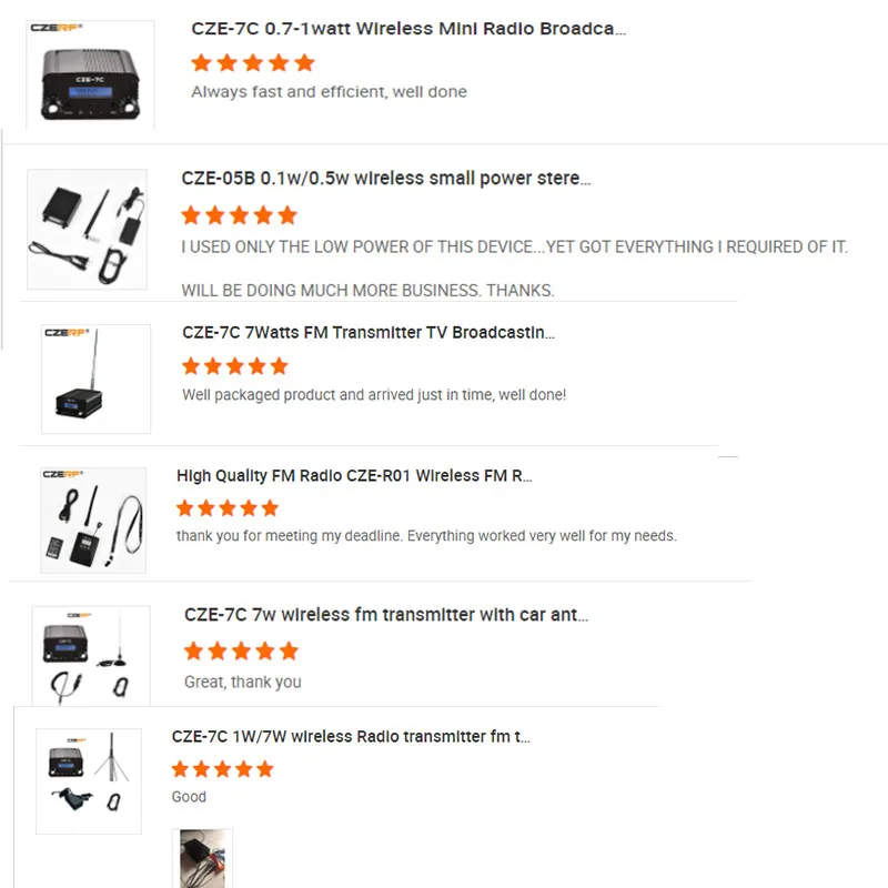 Бесплатная доставка CZE 7C 7 Вт беспроводной FM трансмиттер с профессиональным