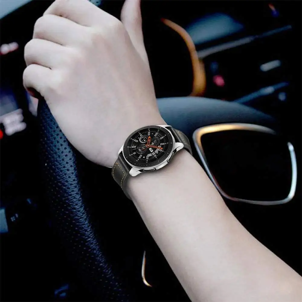 Ремешок Gear S3 Frontier для Samsung Galaxy watch 46 мм кожаный браслет Huawei GT Amazfit stratos 2/Pace S 3 22