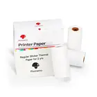 Phomemo белый Стикеры 2-летняя длительный Термальность Бумага для Phomemo M02 серии карманный принтер 3 рулонов