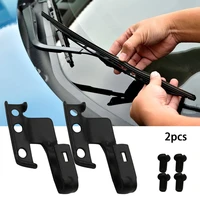 2 pieces metal front universal windshield wiper arm adapter kit easy to replace long service time